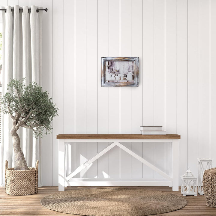 Schlüsselkasten aus Holz Hängeschrank mit Schlüsselbrett Wandorganizer für Schlüsselaufbewahrung Sch