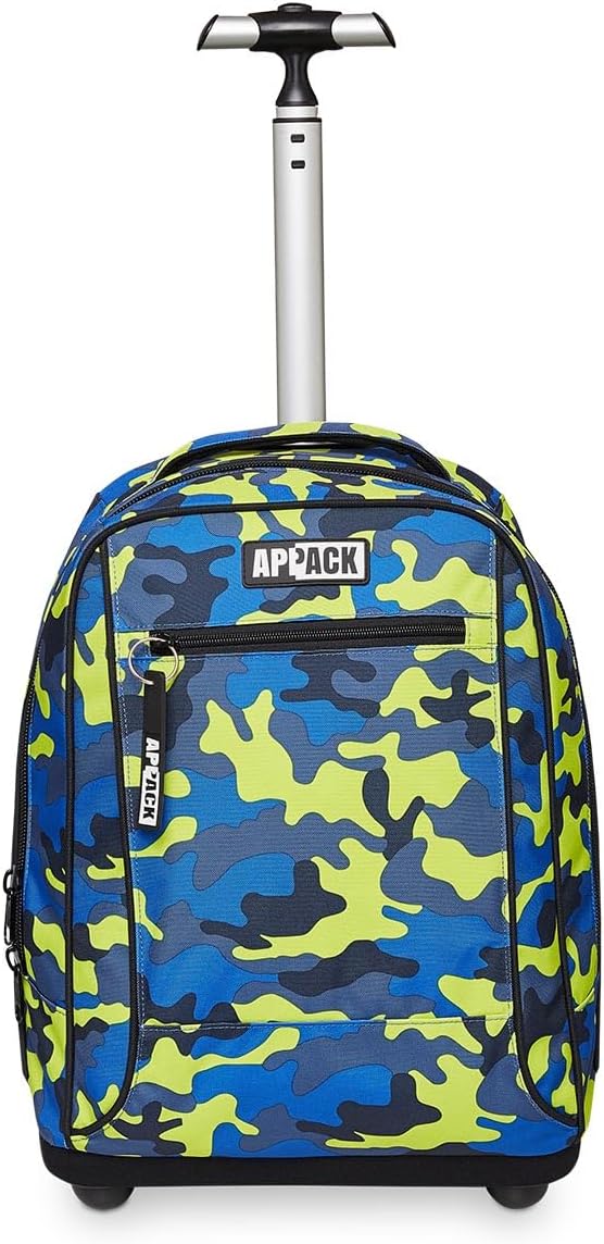 Appack Trolley, 2 in 1, Schulranzen mit Rollen, Rucksack mit Trolleyfunktion für Kinder, ab 1. Klass