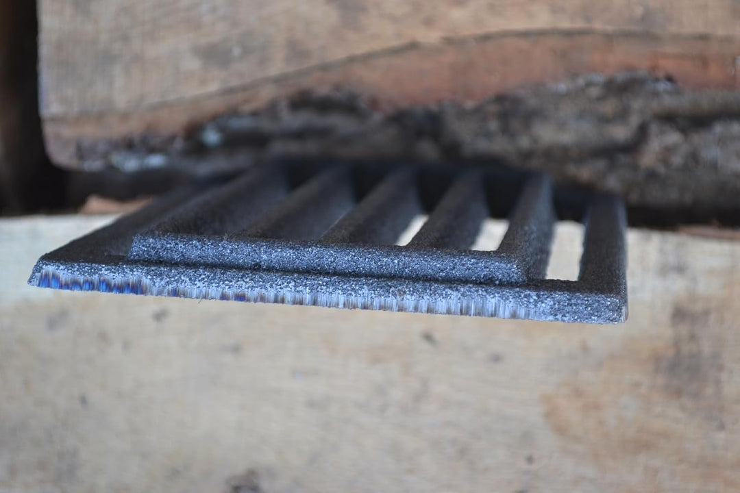 SEZAM 15 x 12 cm Gussrost Ofenrost Ascherost Gussrost verschiedene Durchmesser, Kaminrost passend Ka