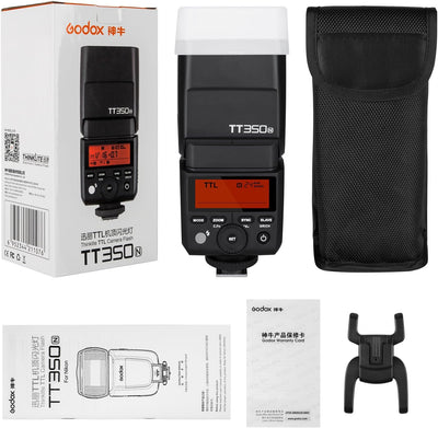 GODOX TT350N TTL Camera Flash Kamera Blitz Speedlite für Nikon Mirrorless Digitalkamera