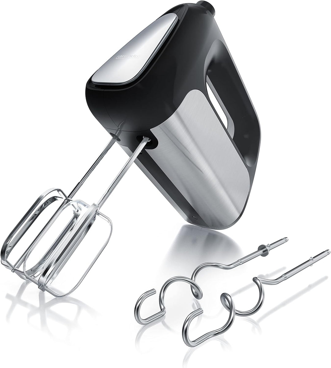 Arendo - Elektrischer Handmixer Handrührer 500 W - inkl. 2 Rührbesen und 2 Knethaken aus Edelstahl –