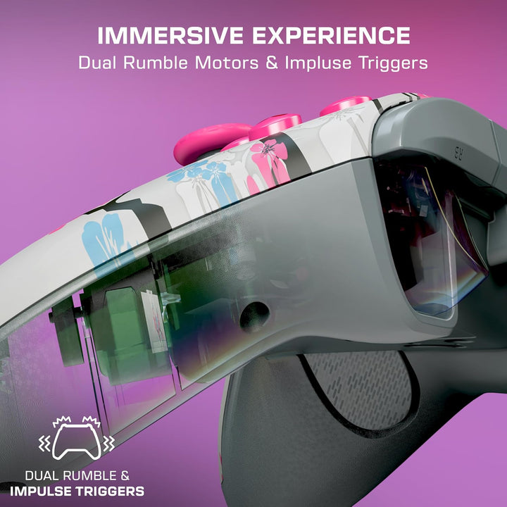 Turtle Beach Rematch Advanced Cherry Blossom Wired Gaming Controller Lizenziert für Xbox Series X, S