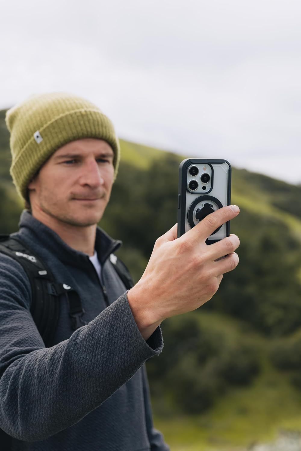 Rokform - iPhone 15 Pro Hülle, Crystal Series, magnetische klare iPhone 15 Pro Hülle mit RokLock Dre