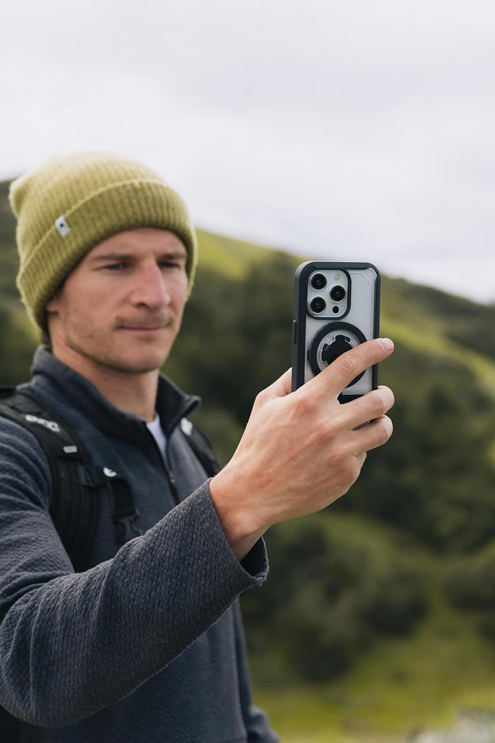 Rokform - iPhone 15 Pro Hülle, Crystal Series, magnetische klare iPhone 15 Pro Hülle mit RokLock Dre