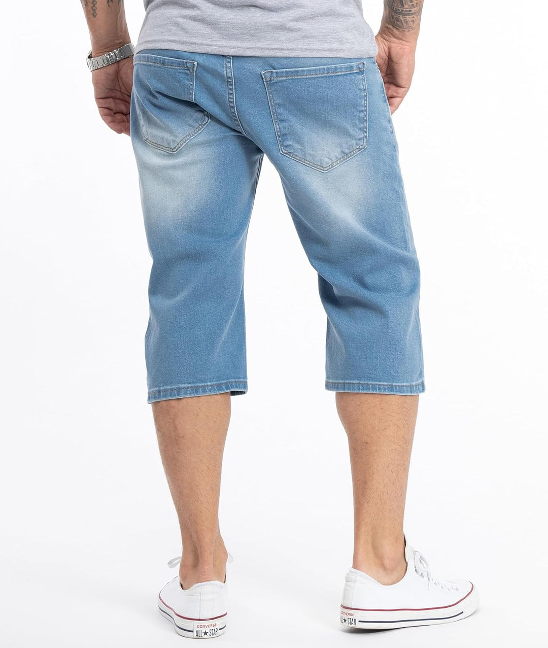 Rock Creek Herren Shorts Jeansshorts RC-2359 30W Blau, 30W Blau