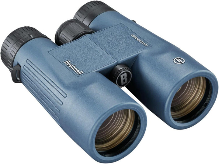Buhsnell - H2O 2 - Fernglas - 8x42 Dunkelblaues - Dachkant - Vollvergütet - Wasserdicht/Beschlagfrei