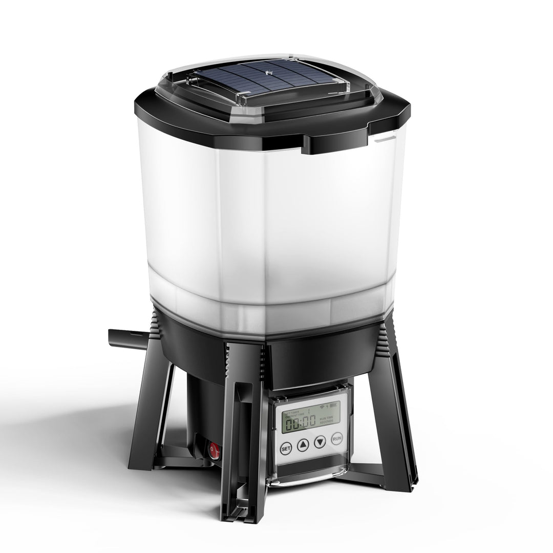 CFF-206 Fischfutterautomat Solar programmierbar 1-6 Fütterungen pro Tag