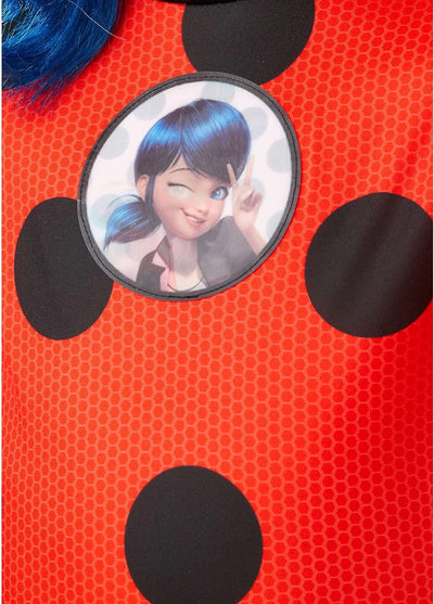 RUBIE'S Offizielles Miraculous Ladybug Deluxe Kinderkostüm und Augenmaske, Superheld, Kindergrösse,