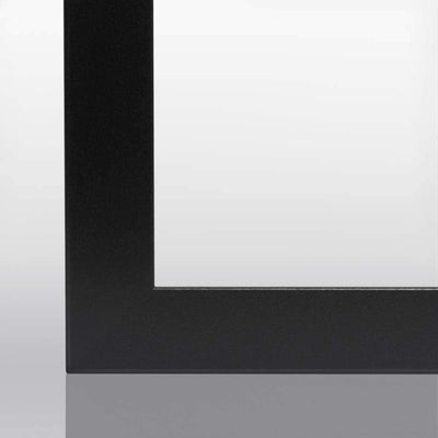 Bilderrahmen Trikotrahmen stabil RahmBig Schwarz 50 X 70 cm Rahmen für Trikots, Sport Shirts + Passe