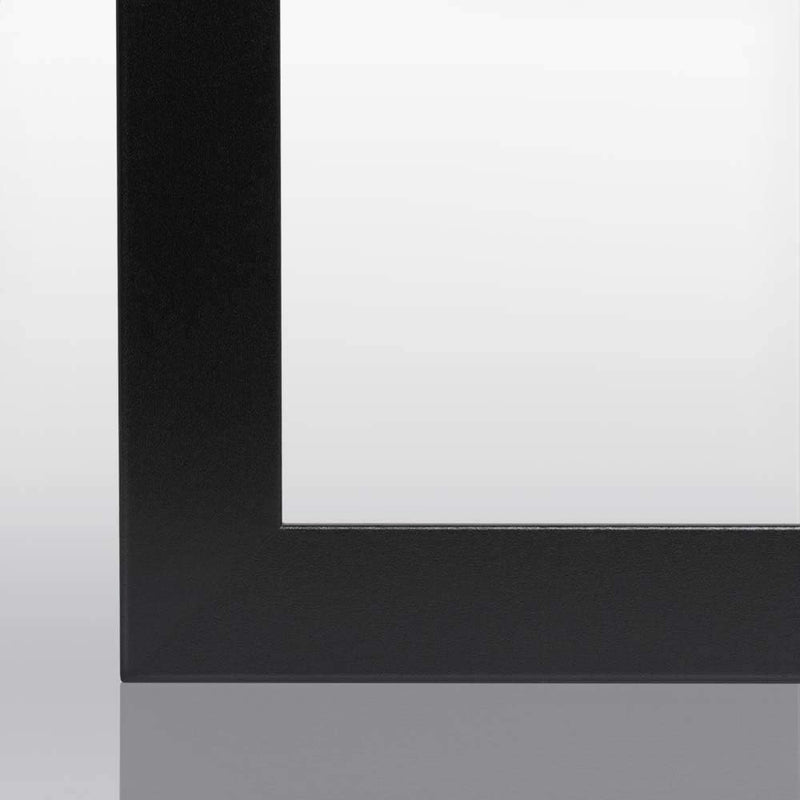 Bilderrahmen Trikotrahmen stabil RahmBig Schwarz 50 X 70 cm Rahmen für Trikots, Sport Shirts + Passe