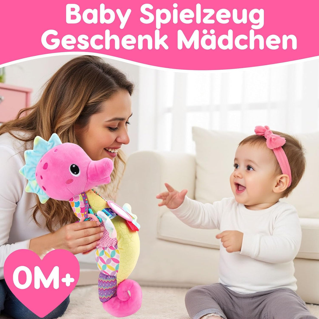 Baby Spielzeug 0 3 6 9 12 Monate Musikspielzeug, Montessori Sensorik Spielzeug Baby Geschenk Mädchen