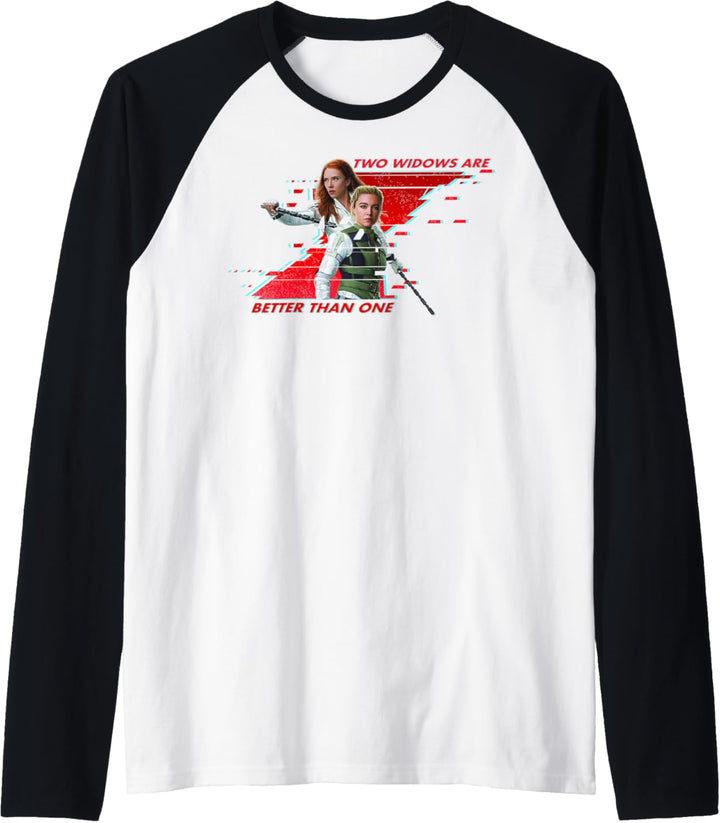 Marvel Black Widow Two Widows Are Better Than One Raglan
