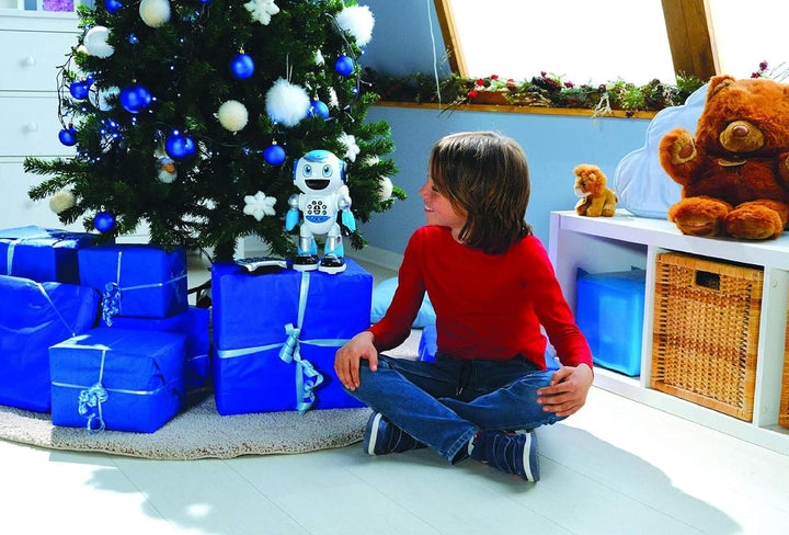 LEXIBOOK Powerman Advance-Fernbedienung Roboter, Interaktives Spielzeug Kinder, Gehen, Tanzen, Musik