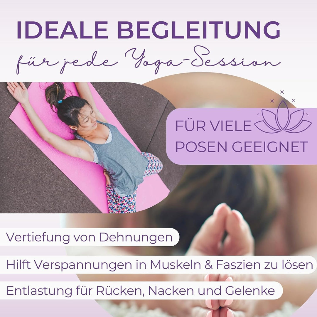 EMMAfit Kork Yoga Egg I 305 x 120 x 75mm I hochwertiges Yogaei aus Kork für Yoga-Übungen I hygienisc