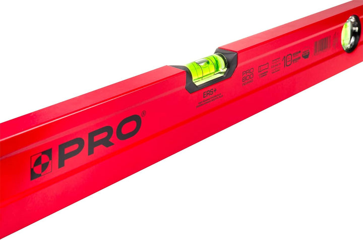 PRO800 Wasserwaage 120 cm mit Ergonomischen Profil - ERS+ (Easy Reading System) Präzise Wasserwaage