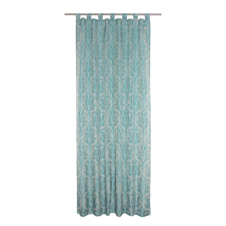 Wirth Fertigschal Medina mit Schlaufen, Polyester, Türkis, 175 x 135 cm Türkis 175 x 135 cm, Türkis