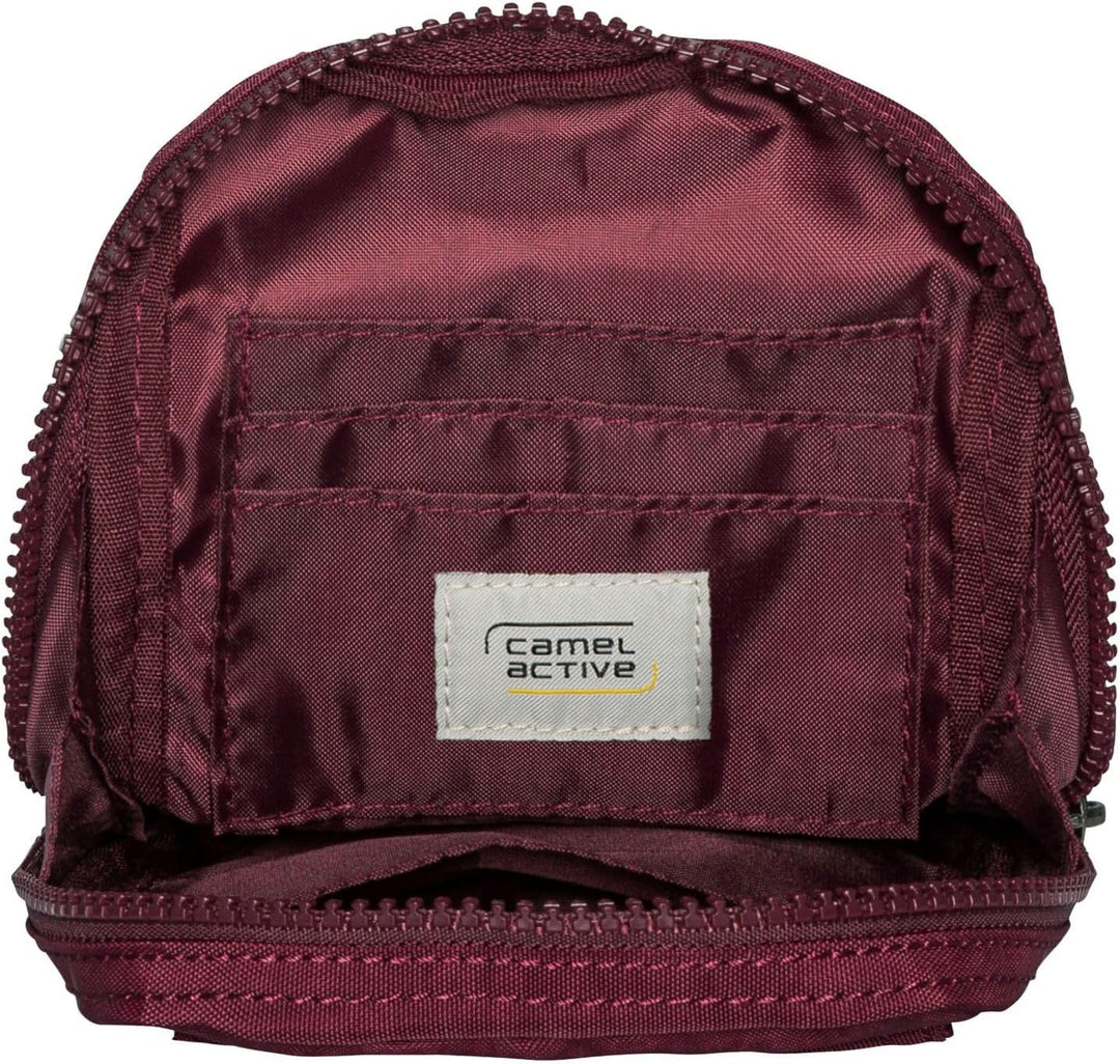 camel active Journey Herren Umhängetasche Crossbody Bag Klein Dark Red XS, Dark Red XS