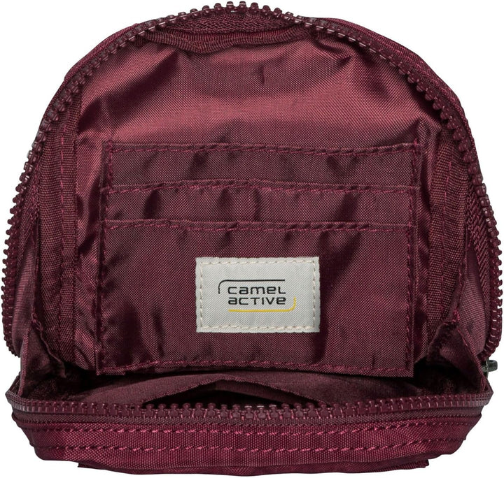 camel active Journey Herren Umhängetasche Crossbody Bag Klein Dark Red XS, Dark Red XS