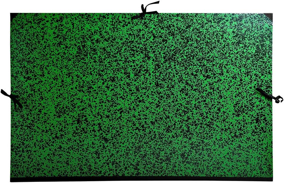 Exacompta 533200E Zeichenmappe Annonay für DIN A1 mit Verschlussband aus Stoff. Aus extra starkem Ka