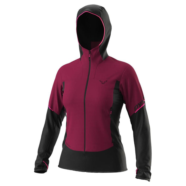 DYNAFIT Damen Traverse Alpha Hooded JKT W Jacke XS Rot, XS Rot