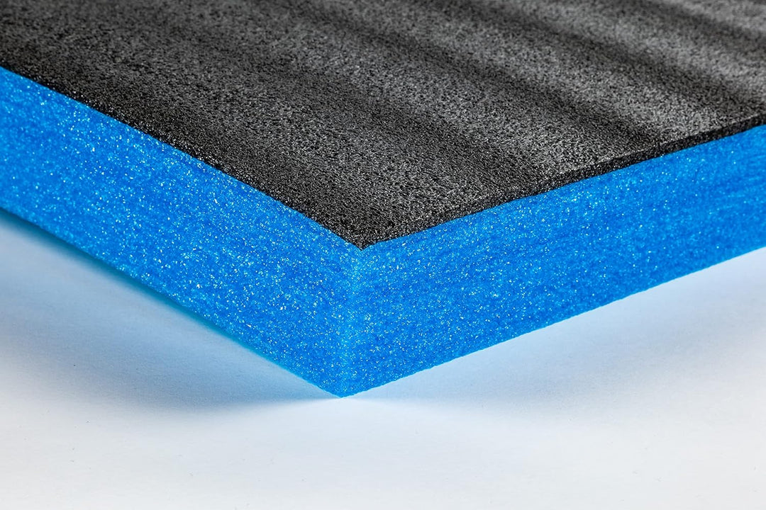 TYGR Multilayer Schaumstoff 600x600x70 blau für Werkzeug, Kamera & Co. | Einfaches Bearbeiten | Werk