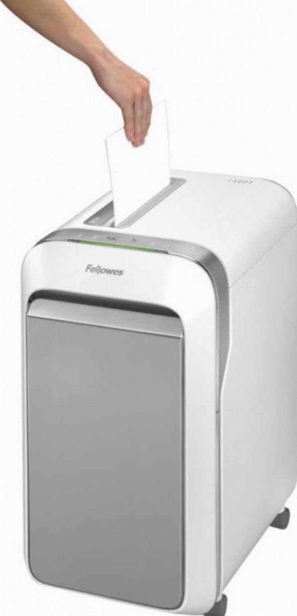 Fellowes Aktenvernichter 20 Blatt High Security (P5), Papierschredder für Büro, Powershred LX221, Mi