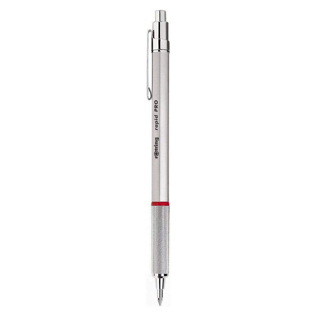 rOtring Rapid PRO Kugelschreiber | Mittlere Linienbreite | Silber Single, Single
