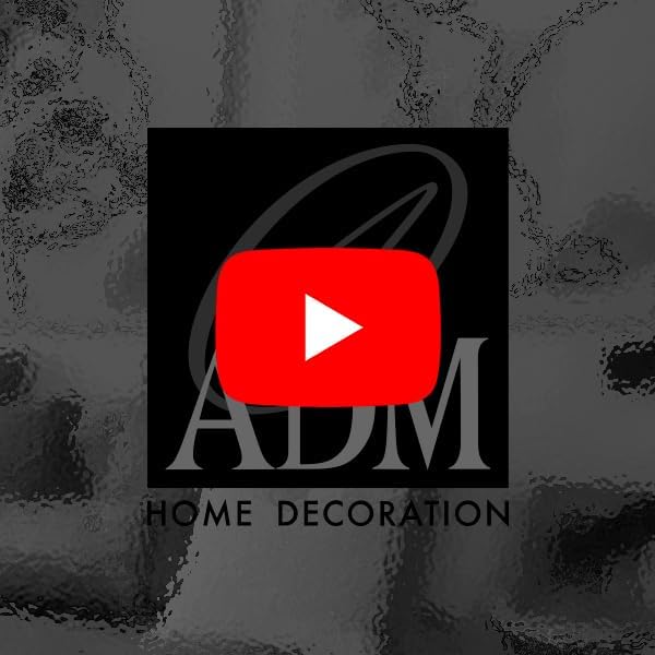 ADM - 'Blume 2' - Skulptur Dekorierten aus Glasmosaik, zum Aufhängen an der Wand - Silber - H51 cm,