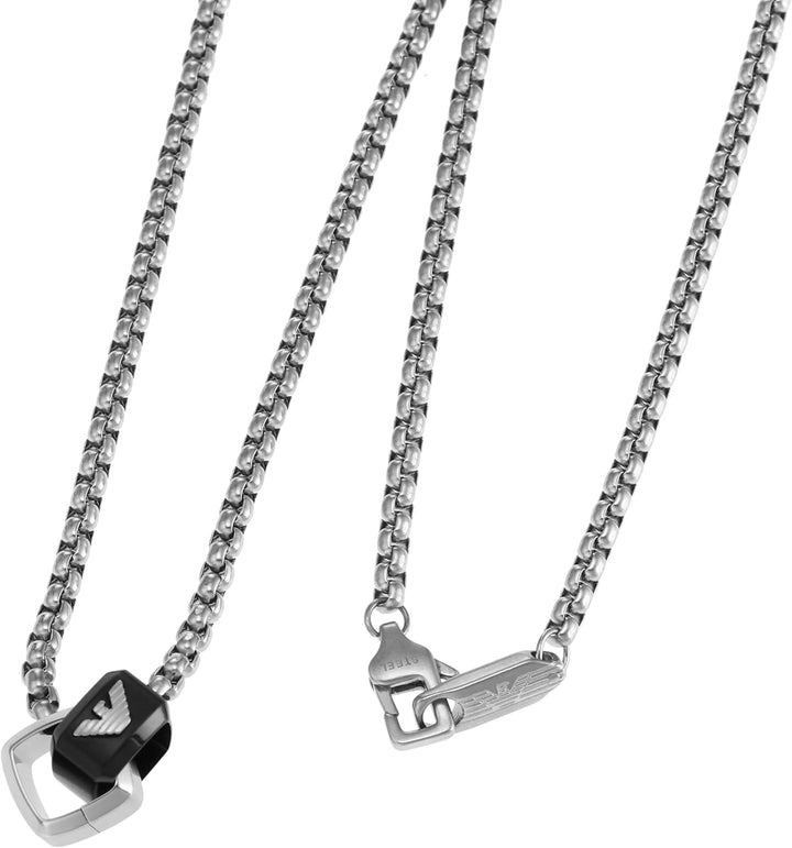 Emporio Armani Halskette Für Männer Essential, Länge: 525mm, Breite: 15.6mm, Höhe: 10.4mm Silber Ede