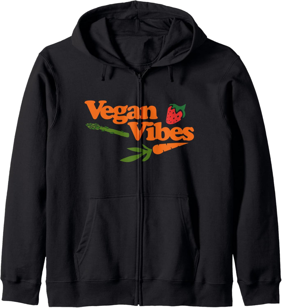 Vegan vibes Kapuzenjacke