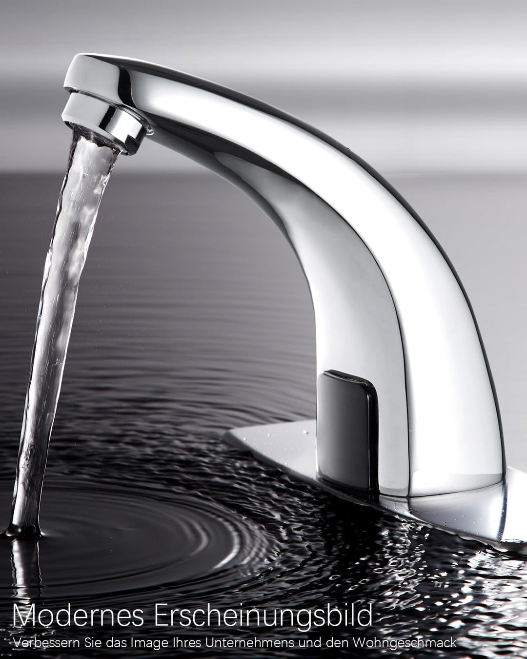 Wasserhahn mit Sensor Bad Infrarot Warm Kaltwasser Wasserhahn Automatik Waschtischarmatur Waschbecke