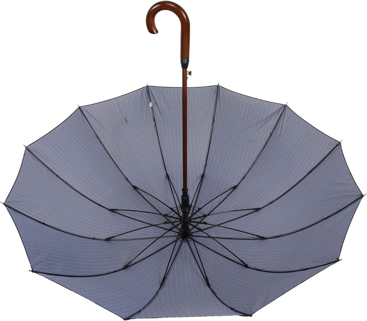 1224M SUSINO hochwertiger Stockschirm 12-teilig mit Automatik - sturmsicher in Men's Design (117 Dur