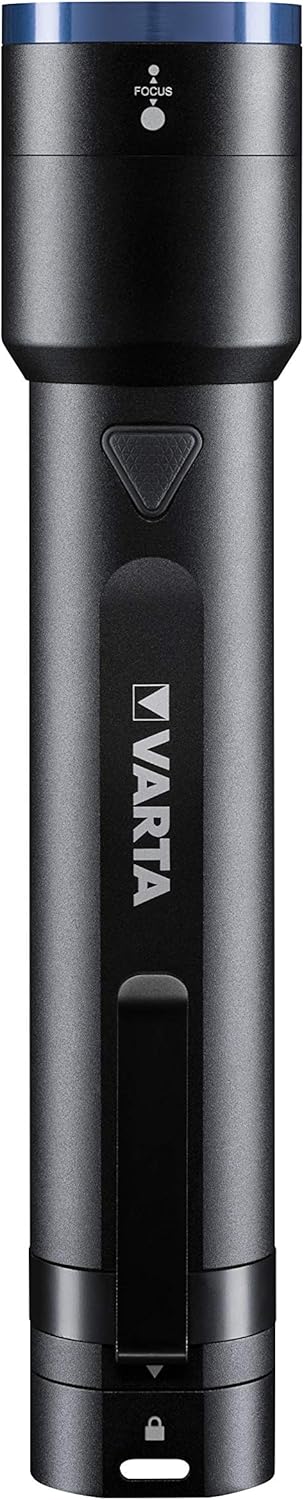 VARTA Taschenlampe LED inkl. 6x AA Batterien, Night Cutter F40 Premium Leuchte, Lampe 1000 Lumen Leu