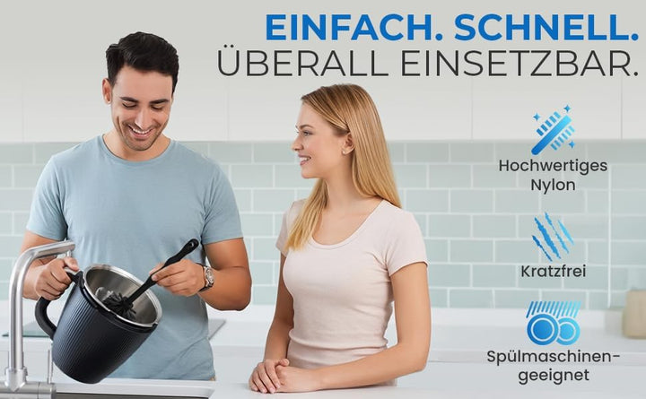 Universal Reinigungsbürste kompatibel für Thermomix TM7,TM6,TM5&Bosch Küchenmaschine, Note 1,2. Spül