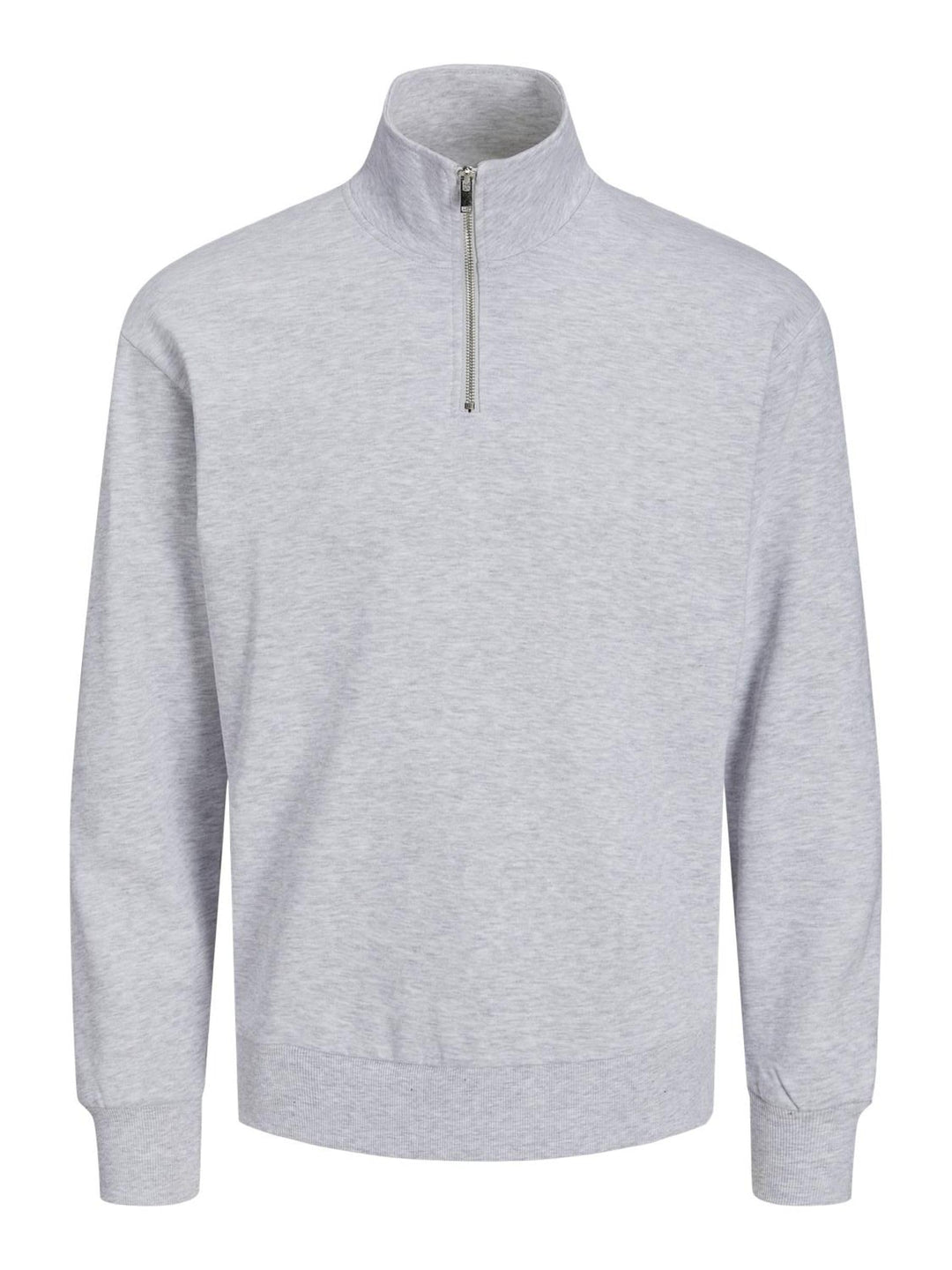 JACK & JONES Male Kapuzenjacke Einfarbig Kapuzenjacke Sweatshirt XS Light Grey Melange, Sweatshirt X