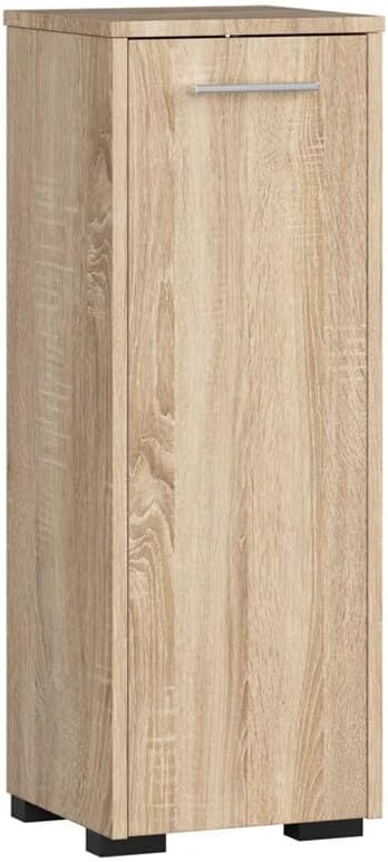 AKORD Stehender Badezimmerschrank schränke | Badezimmer kommode | FIN S30 eintürig | B30 x H82 x T30