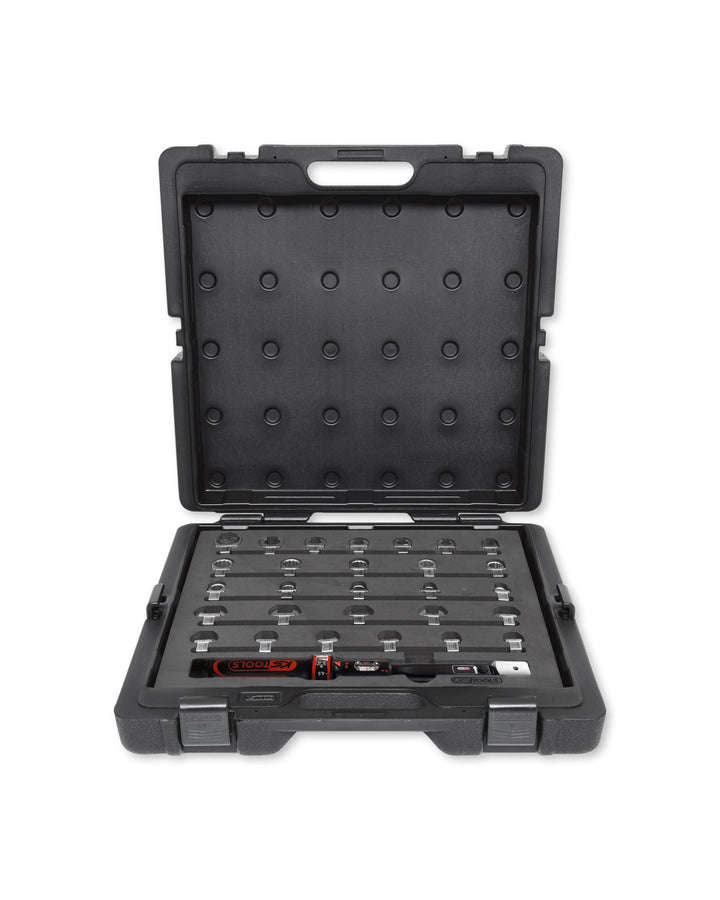 KS Tools Drehmoment Werkzeug-Satz für Drehmomentschlüssel 9x12 mm 516.1720 I 29-tlg. I 10-50 Nm I Sc