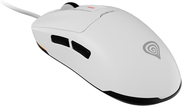 Genesis Krypton 660 Gaming Maus kabelgebunden Weiss, 12000 DPI USB Gaming Mouse, PixArt PAW3327, 49g