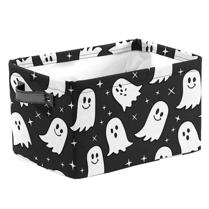 Ghost Basket Rechteckiger Halloween -Boo -Korb mit Griff GREEZ Kinder Kinder ARTEGRAGE ERGANGENDER E