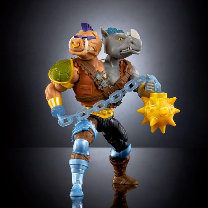 Masters of The Universe Mattel x Turtles of Grayskull 2-Bopsteady Action Figure HVJ66, 2-Bopsteady