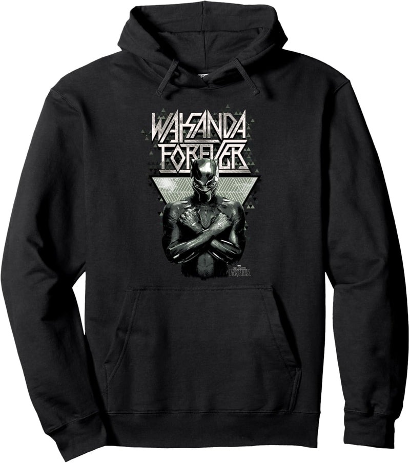 Marvel Black Panther Wakanda Forever Portrait Pullover Hoodie