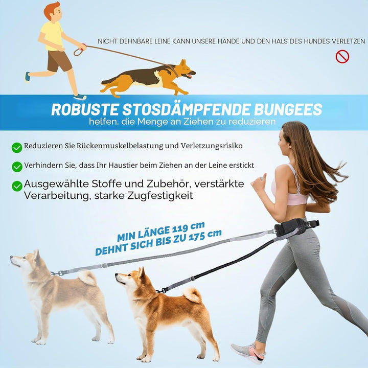 Leckerlitasche für Hunde, Bauchtasche für Hunde Zubehör-Leckerlibeutel mit Kotbeutelspender, reflekt