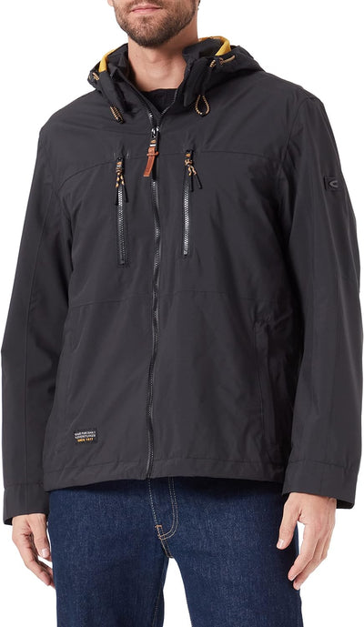 camel active Herren teXXXactive® Funktionsjacke aus recyceltem Polyester 64 Charcoal, 64 Charcoal