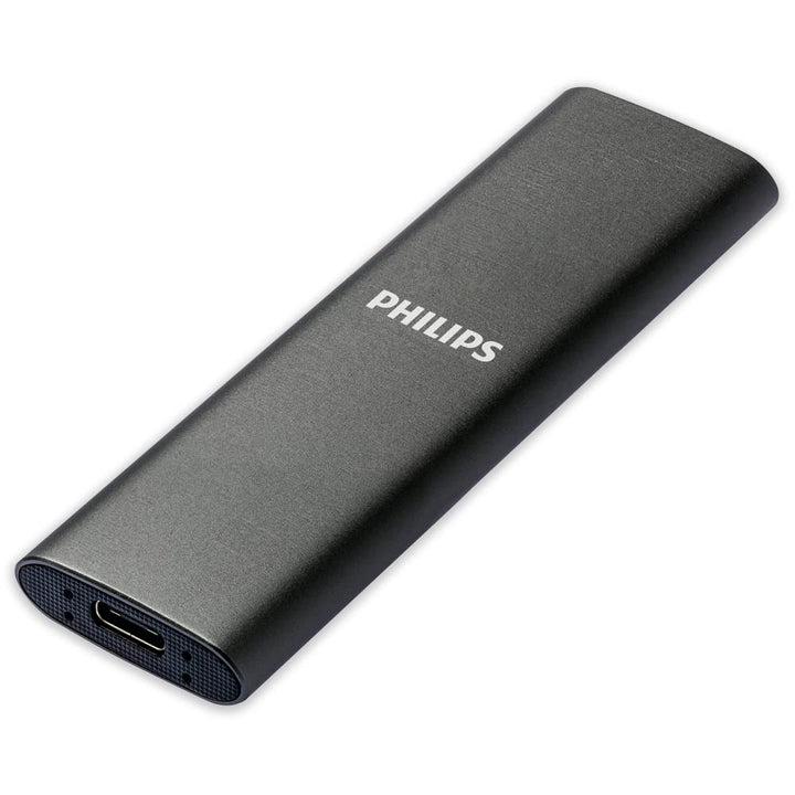 Philips Portable External 2TB SSD – Ultra Slim SATA Ultra Speed USB-C – USB, Lesegeschwindigkeit b
