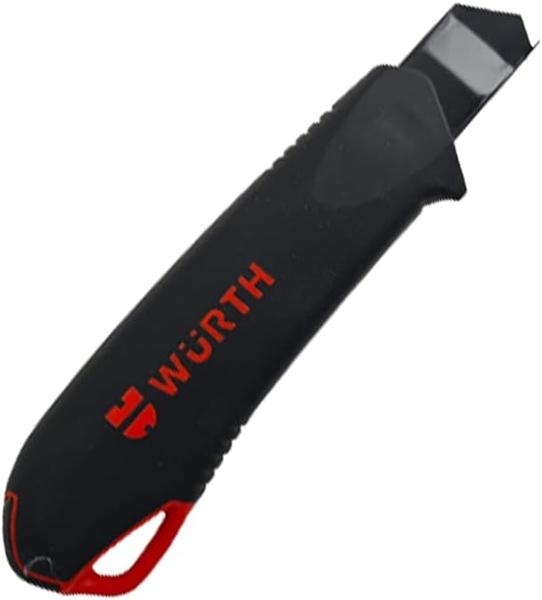 Würth 2x 2K Cutter-Messer mit Schieber, aus Metall, incl. 3 Klingen