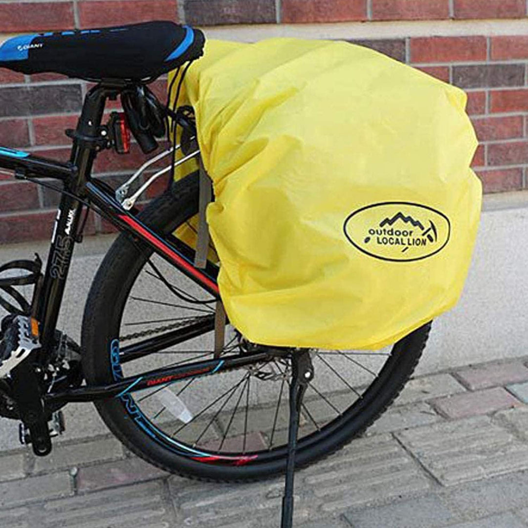 ZTZ 50L Fahrradtaschen Gepäckträger, wasserdichte Fahrradtaschen aus Hochdichtem 600D Polyester für