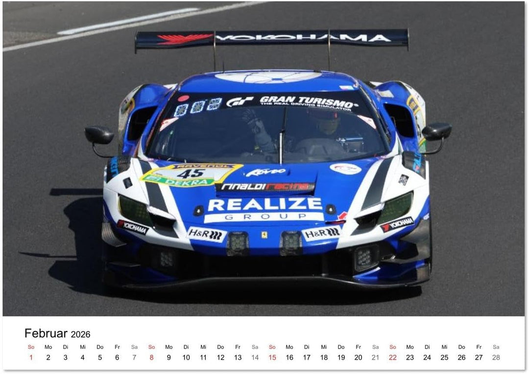 24h am Ring (Wandkalender 2026 DIN A4 quer), CALVENDO Monatskalender: Das 24h-Rennen auf dem Nürburg