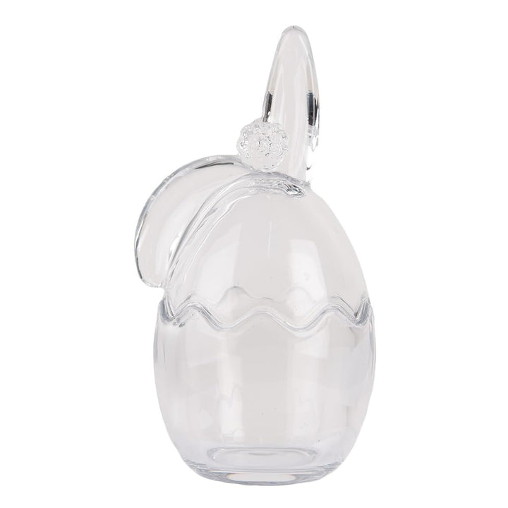 Clayre & Eef Glastopf Ei 9x8x17 cm Transparant Glas