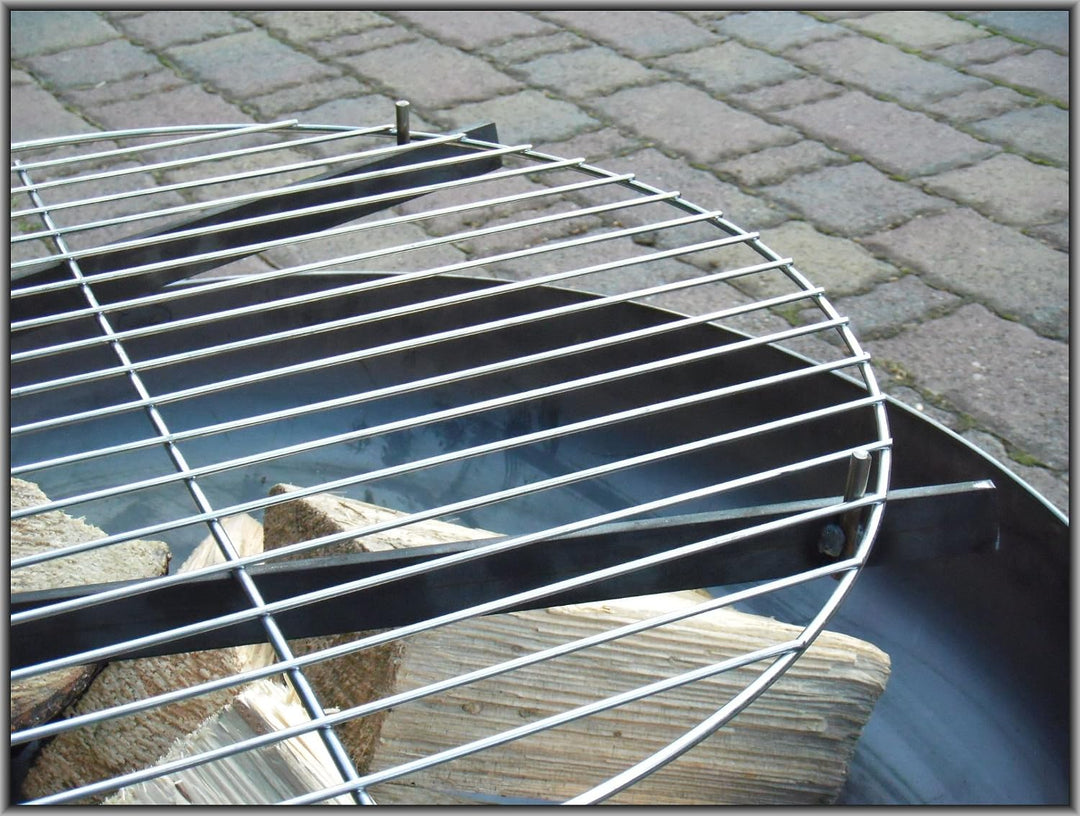 Grillrost Ø 60 cm für alle Feuerschalen ; Universell einsetzbarer Grillrost für alle Feuerschalen mi