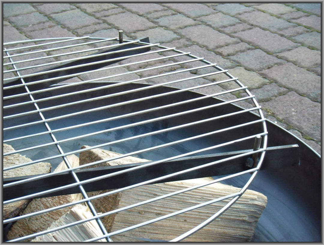 Grillrost Ø 60 cm für alle Feuerschalen ; Universell einsetzbarer Grillrost für alle Feuerschalen mi